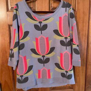 Boden Multicolor Floral Sweatshirt